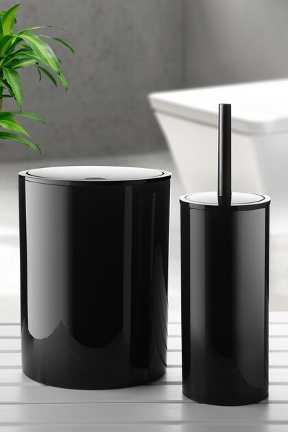 Le Viala 2本 & La Forge 1本セット Prima Nova Flores 2'li Banyo Seti Çöp kovası Tuvalet Fırçası