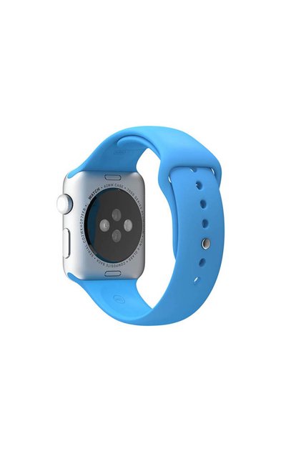Curea sport pentru Apple Watch, silicon, albastră - 38/40/41 mm, medie