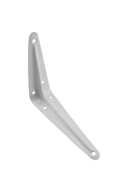 Suport pentru raft, ingust, alb, 100 x 70 x 35 mm, 24 buc / set