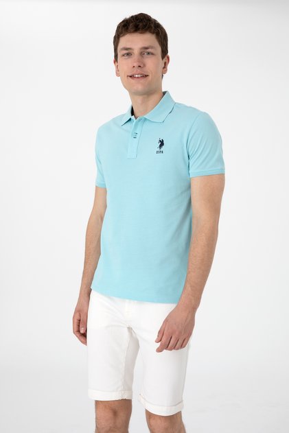 Men’s Aqua Slim Fit Polo Neck Basic T-Shirt 50305929-VR007