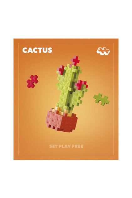 Set constructie Plus-Plus, PLANTE - Cactus