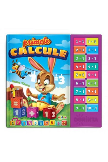 Carte cu sunete. Primele calcule