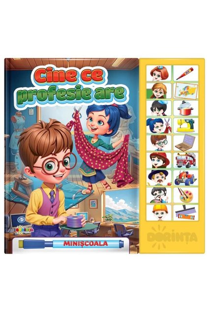 Cine ce profesie are. Carte cu sunete, Inesa Tautu