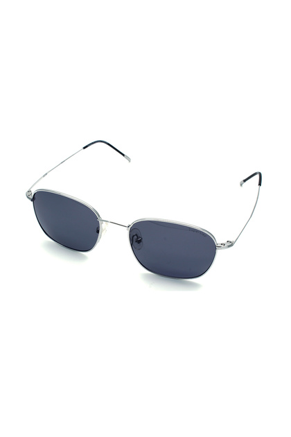 夕陽＠プロフ見てね　S SuperStep Unisex Gri Cam Titanyum Kapalı Çerçeve Dikdörtgen Güneş