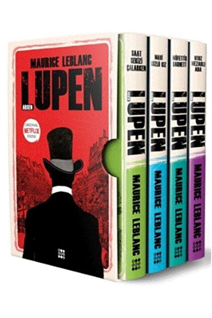 Dokuz Yayınları Arsen Lüpen-kutulu Kırmızı Set (4 Kitap Takım