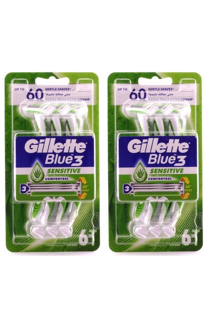 Blue 3 - 6 Pcs Sensitive x 2 pcs