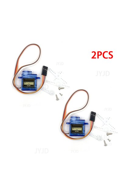 2PCS SG90 9G Micro Servo For RC Airplanes Fixed Wing Airplane Model Telecontrol Airplane Toy Mini...