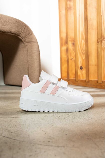 Unisex Children's Elastic and Velcro Comfortable Sneaker Sports Shoes