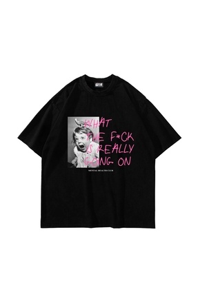 Presmono Unisex Siyah Bad Romance Müzik Lady Gaga T-Shirt 473843tt