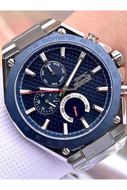 Steel Cord Inner Functions Active 5 Atm Water Resistant Men's Wrist Watch SL.1898.2.03