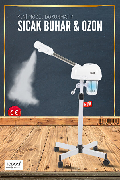 Vapozon Ozonlu Sıcak Buhar Makinası Cilt Bakım Dokunmatik Ekran