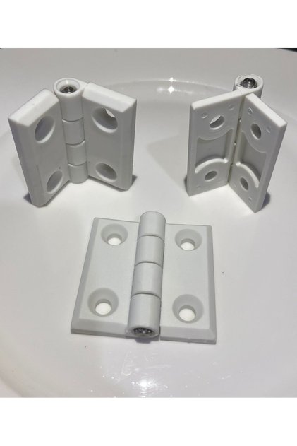 MENTEŞE PASLANMAZ PİMLİ 50X50 PLASTİK GÖVDE (5 ADET)