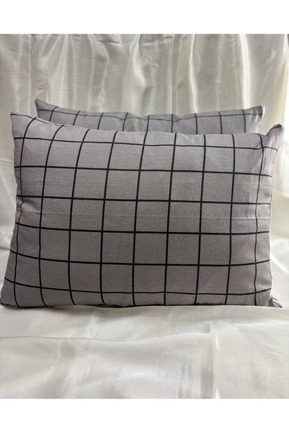 2 Adet Desenli Yastık Kılıfı,Fermuarlı 50x70 cm
