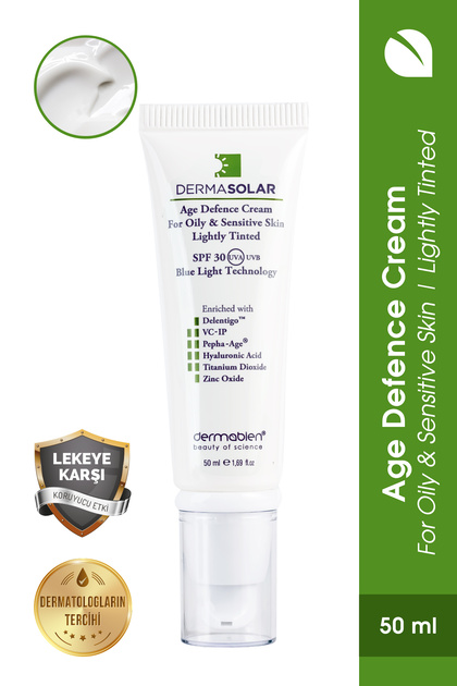 DermasolarOily & Sensitive Skin Yağlı Ve Hassas Ciltler İçin Lightly Tinted 50ml