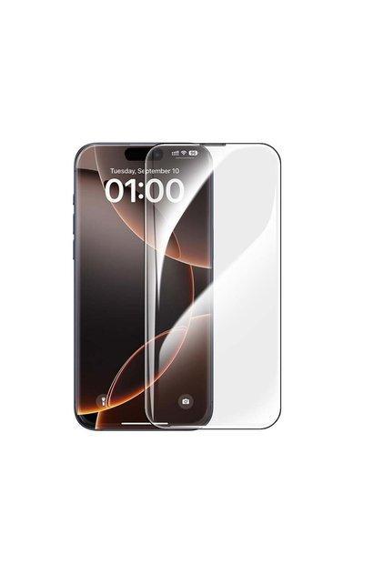 HD Tempered Glass iPhone 16 Pro Max Crystal Tam Kaplama HD Ekran Koruyucu