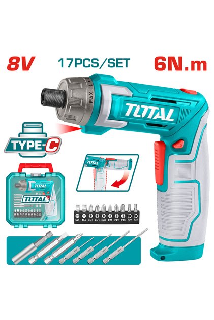 مفك شد على بطارية 8v 17 Pcs/set