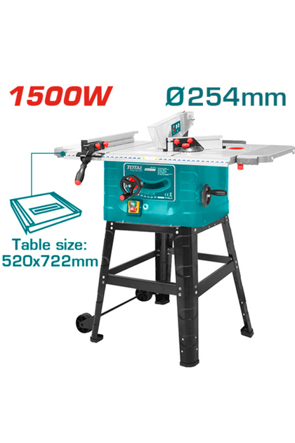 1500w 254mm table saw