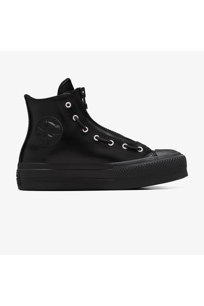 Chuck Taylor All Star Lift Unisex Siyah Deri Bot