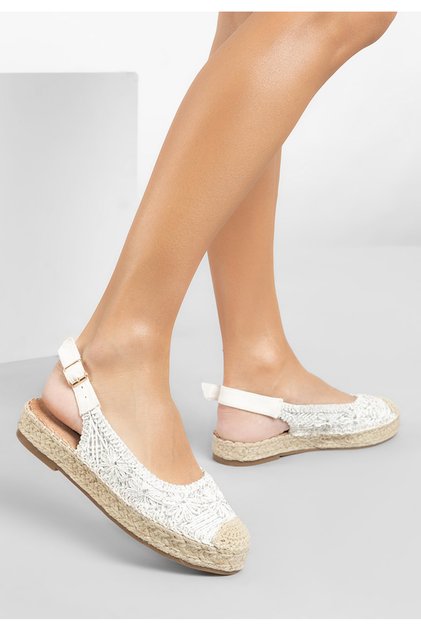 Espadrile Dama Maripia Albe