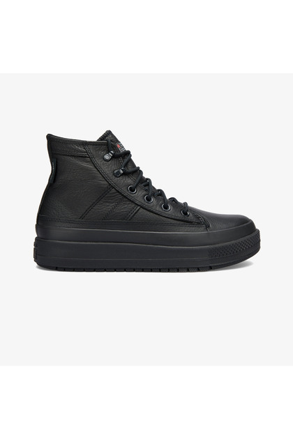Μαύρες δερμάτινες μπότες Chuck Taylor All Star Equip Unisex