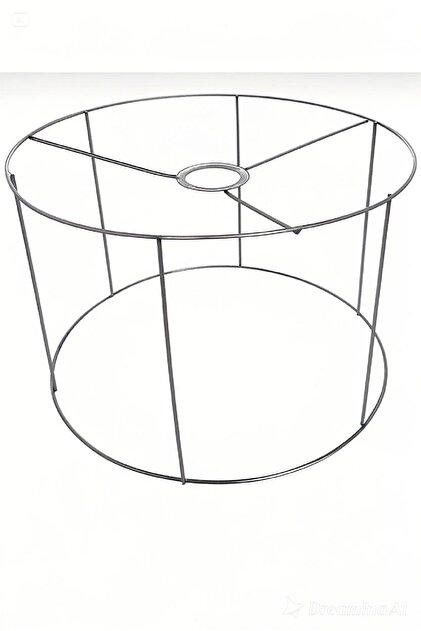 30X15 Abajur avize teli iskeleti 30 cm çap 15 cm yükseklik