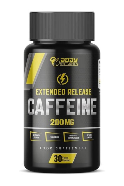 Extended Release Caffeine, 30 Veggie Capsules, 200 Mg