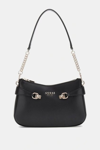 LORELEI TOP ZIP SHOULDER BAG Дамска черна чанта през рамо HWVG9639180-BLA