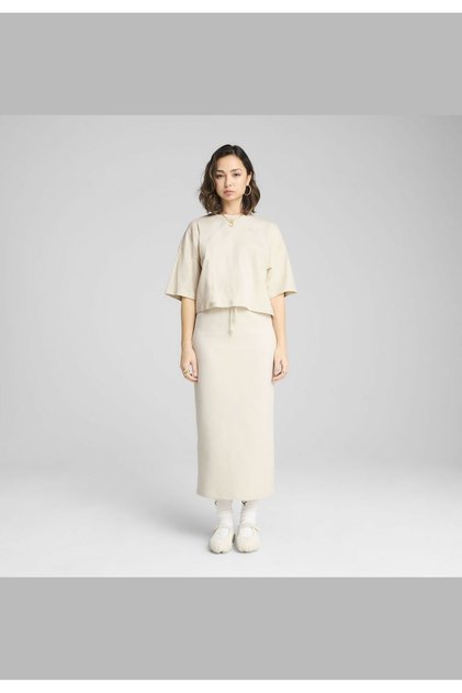 WARDROBE Essentials Γυναικείο Κοντό Μπλουζάκι με Μεγάλο Μέγεθος