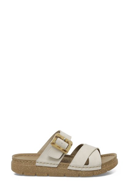 166933.Z5Fx Beige Women's Slippers