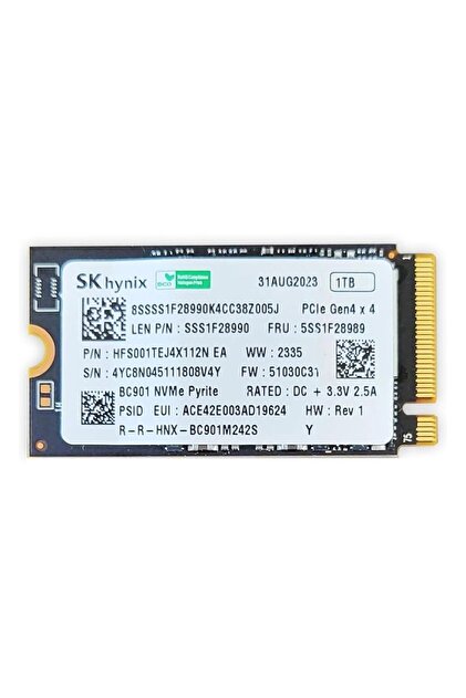 Hynix SK Hynix HFS001TEJ4X112N 1TB (4500/3500MB/s) M.2 2242 PCIe