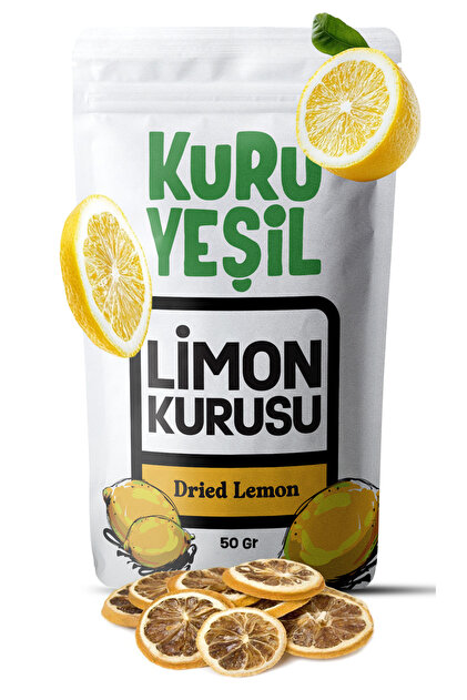 Kuru Yeşil Limon Kurusu – 50 Gr – Kuru Limon – Doğal Kurutulmuş