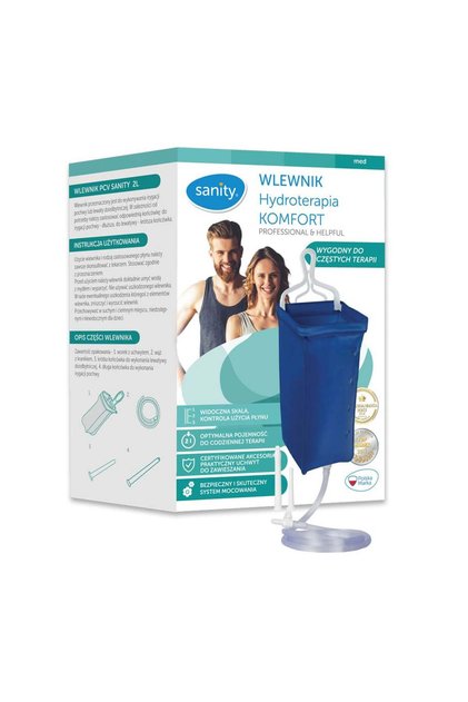Комплект за ентероклезма Sanity Hydrotherapy Comfort за вагинално и чревно напояване