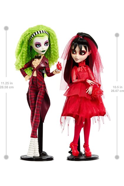 MONSTER HIGH Skullector Beetlejuice BeterBöcek ve Lydia Doll 2