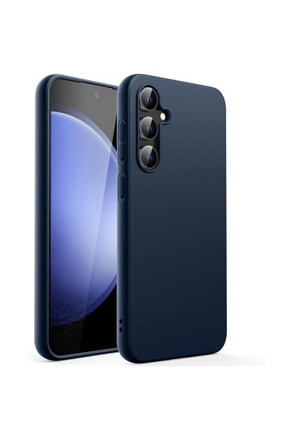 Husa de Protectie Matte TPU, Flippy, pentru Samsung Galaxy S23 FE 5G, Protectie Camera, Albastru