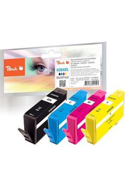 Cartucce D'Inchiostro Compatibili 364XL Per HP Photosmart E Deskjet - Nero, Ciano, Giallo, Magenta - Foto 3