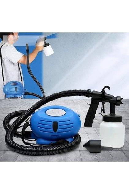 Pulverizator electric de vopsea 650W – Pistol de vopsit portabil cu compresor și furtun flexibil