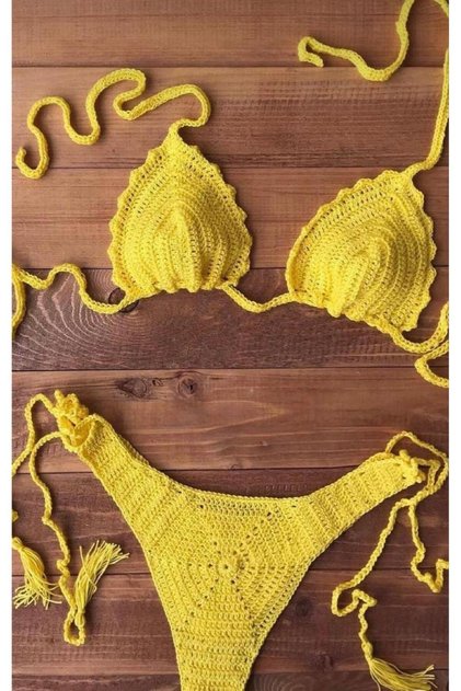 ručno pleteni bikini set