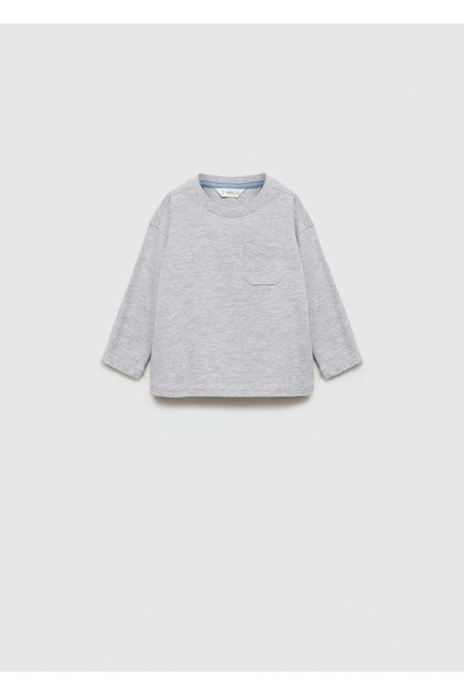 Erkek Bebek Metal Grisi T-Shirt
