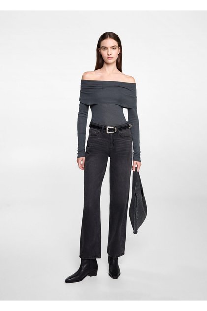 Charcoal Color Girl's Sweater 77056738