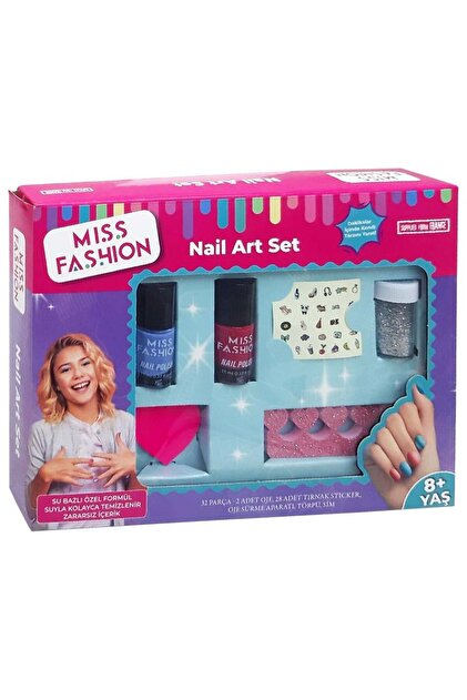 Genel Markalar Miss Fashion Nail Art Makyaj Setİ KIZ ÇOCUK 8 YAŞ