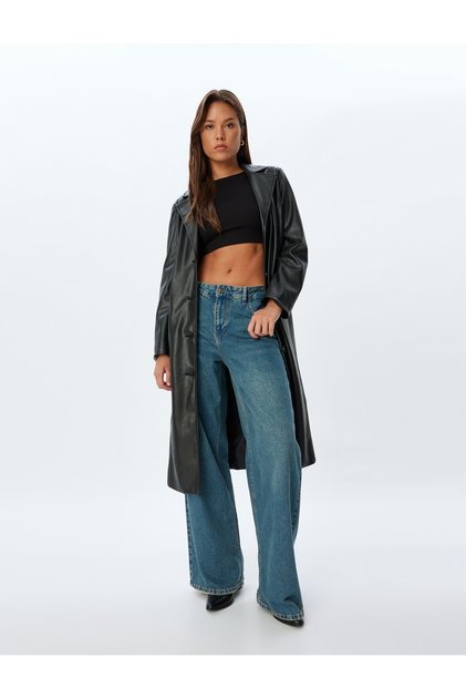 Women's Clothing Trench Coat 5Sak00002Ew Black