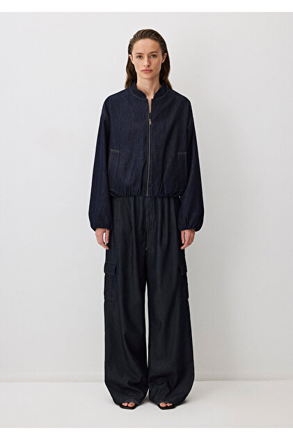 Mavi Nicolette Edition Tencel Tm Lyocell Karışımlı Koyu Jean Ceket