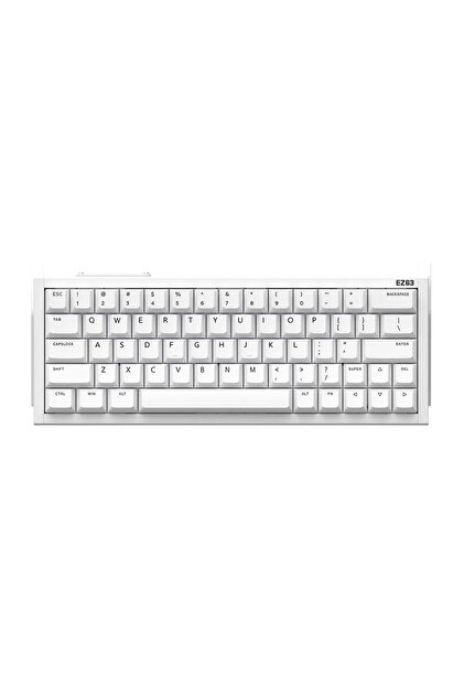 IQUNIX EZ63 White Hall Effect Magnetic Jade Pro Manyetik Switch