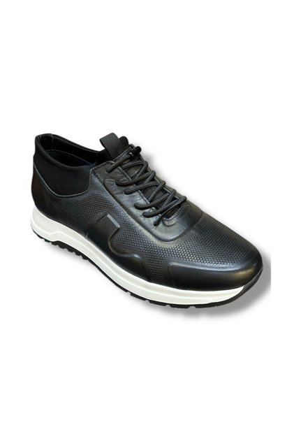 Voyager 5333-Y Men's Elastic Genuine Leather Casual Sports Sneaker Shoes