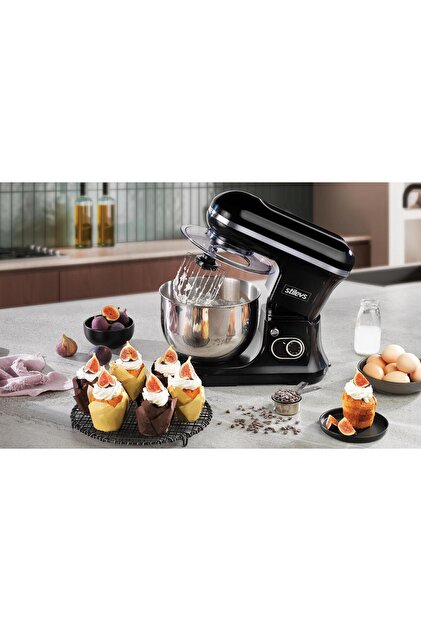 Maker`s 46様 Stilevs Maxi Chef 2000 Stand Mikser 5 Litre 1500 Watt - Siyah