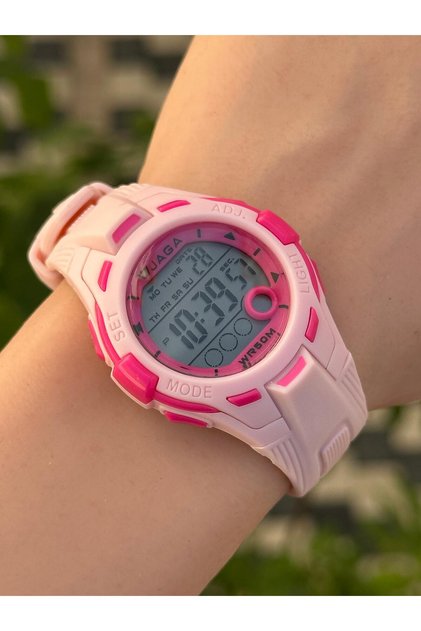 Digital 2 Years Warranty Alarm+Stopwatch+Light and 5 Atm Teenager Sport Children Wrist Watch with Calendar Jg009