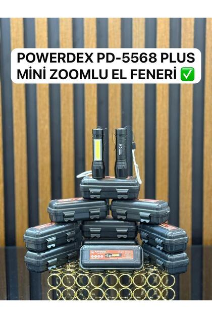 powerdex Şarjlı Metal Yağmur Suyu Geçirmez Xpe Cob Led'li El
