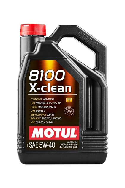 Motul 8100 X-clean 5w-40 Motor Yağı 4 L - Fiyatı, Yorumları