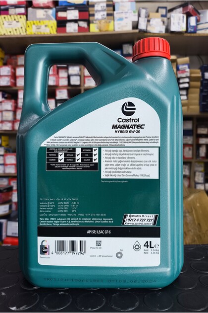Castrol 0W20 MAGNATEC 4LT MOTOR YAĞI - Fiyatı, Yorumları
