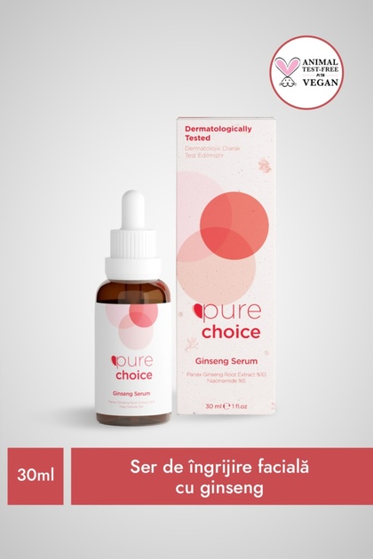 Ser de îngrijire facială cu ginseng 30ml